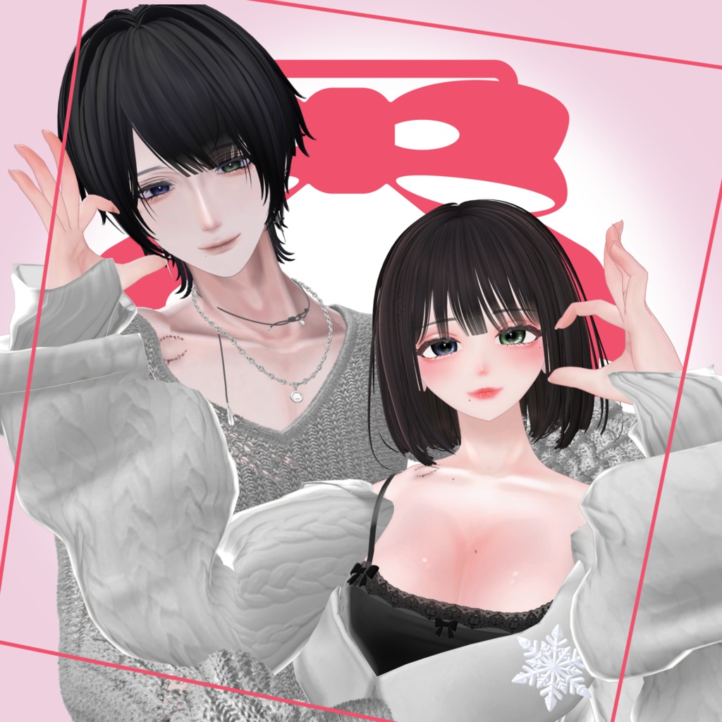 【VRCPause】なかよしhoney【VRC_4アバター対応】