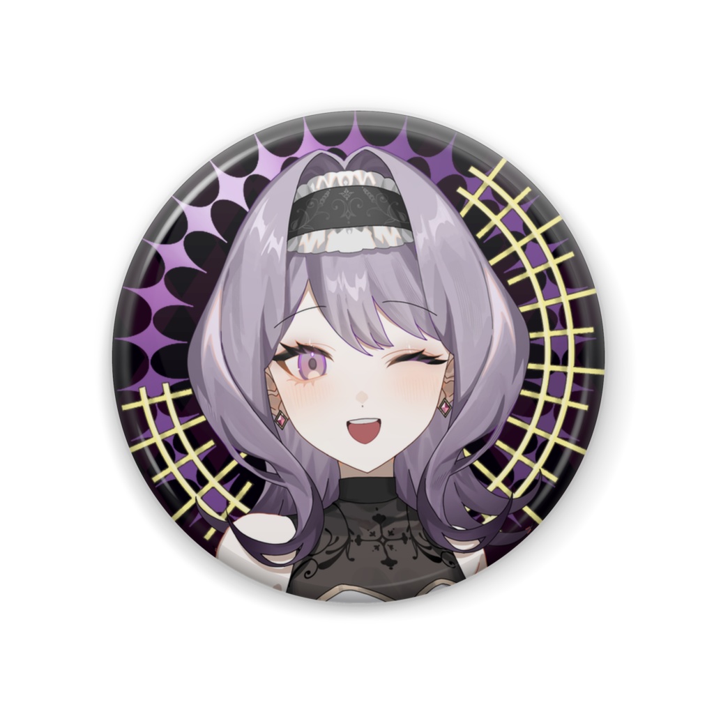 黒菊めゐ子(等身)缶バッジ