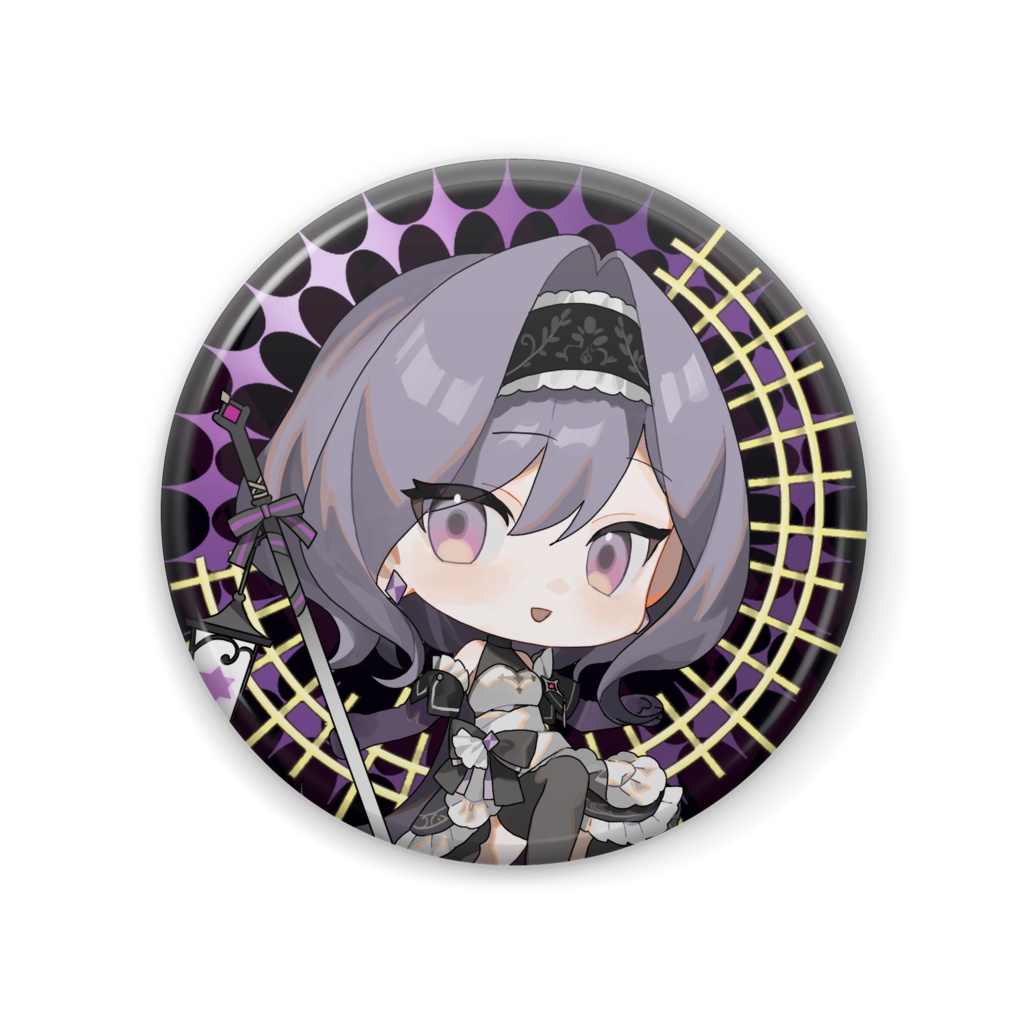 黒菊めゐ子(ミニ)缶バッジ