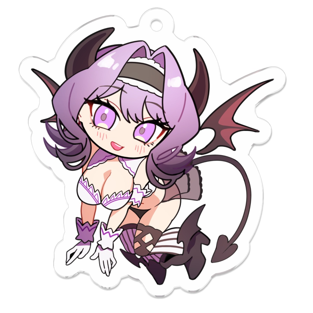 サキュバスめゐ子アクキー