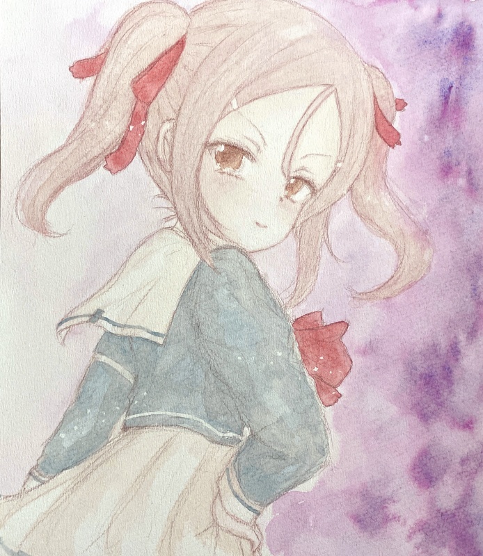 透明水彩 夏凜ちゃん