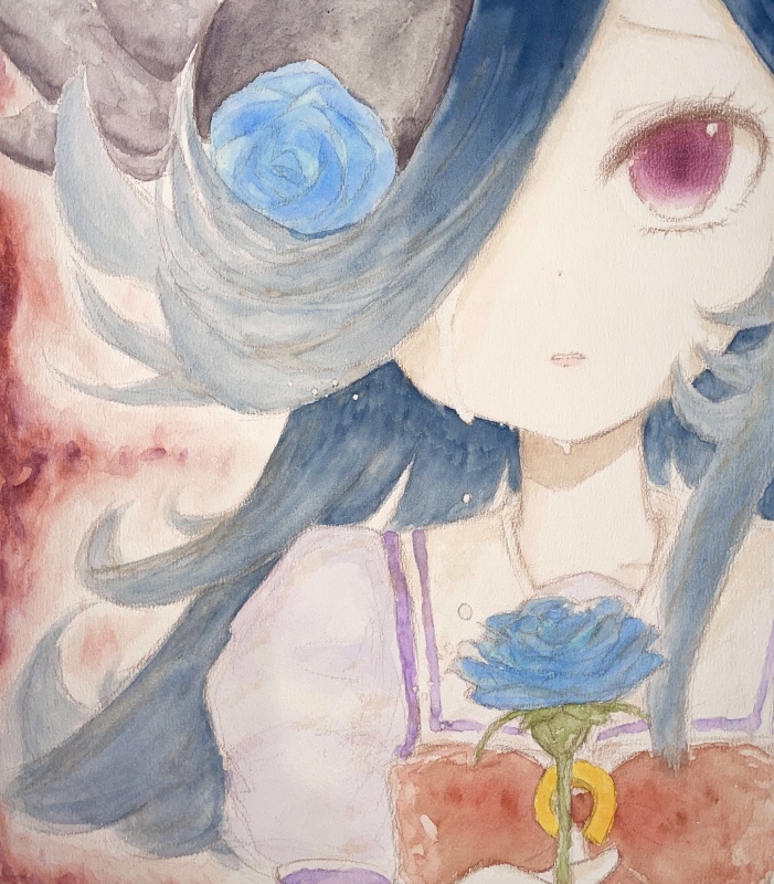 透明水彩 無垢なる薔薇と泪 (ライスシャワー)