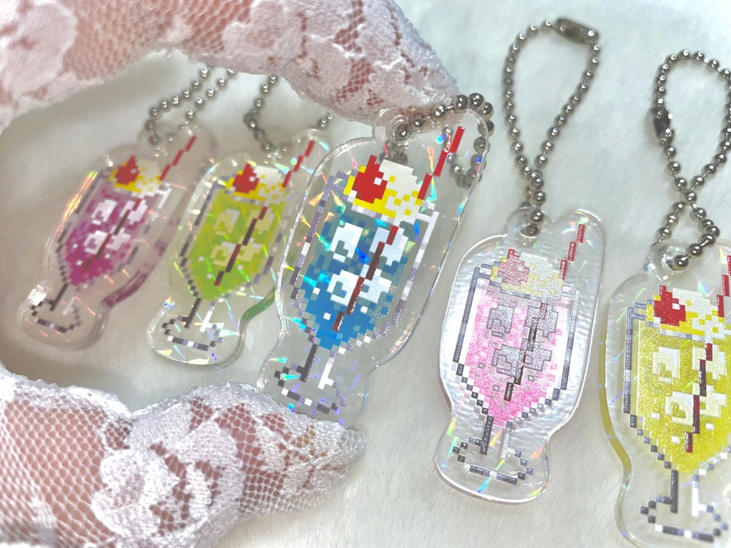 シュワシュワクリームソーダアクキー