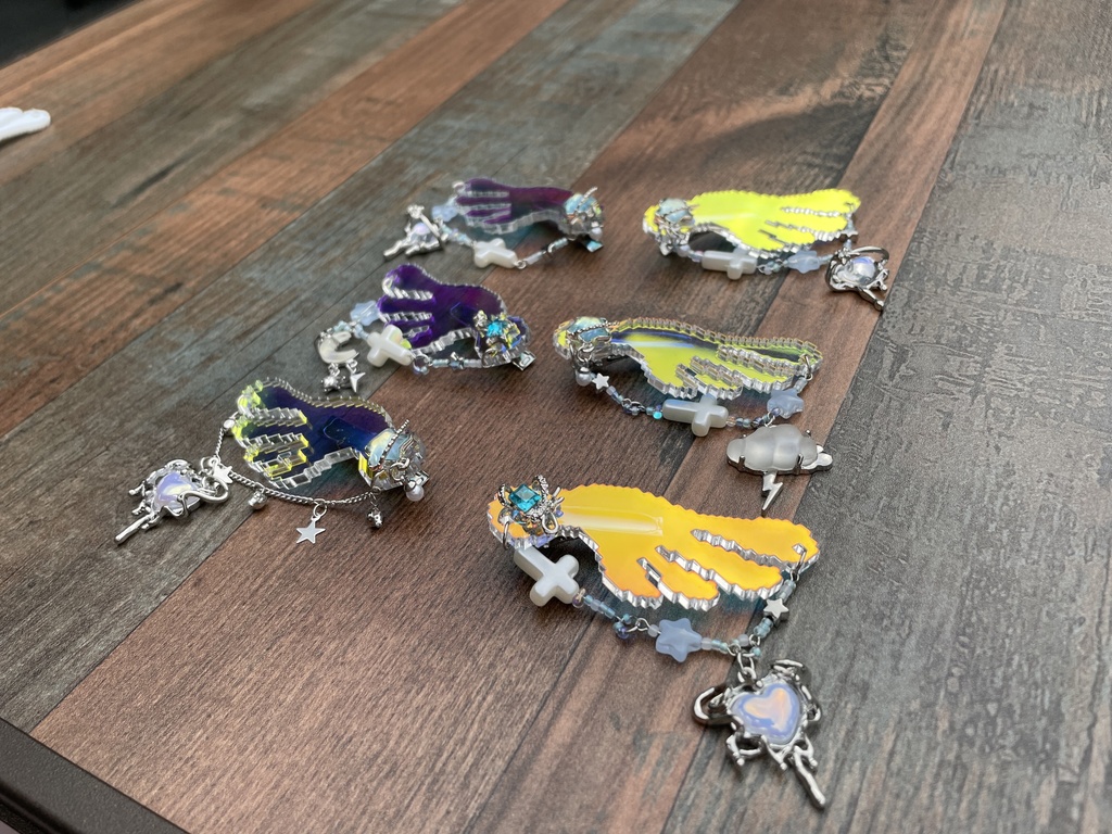 ピクセル天使の羽クリップ