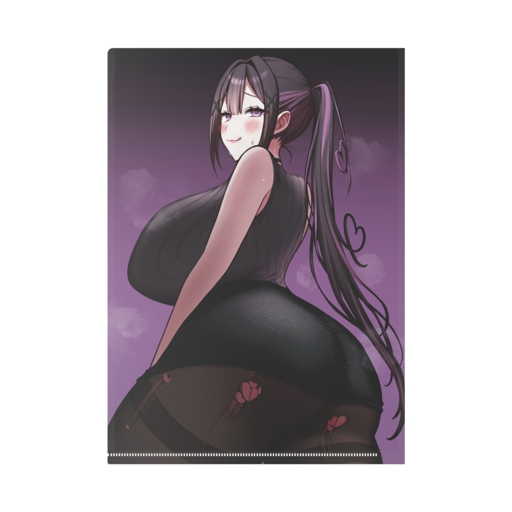 クリアファイル❤️‍🩹破れタイツヤンデレお姉さん⛓️