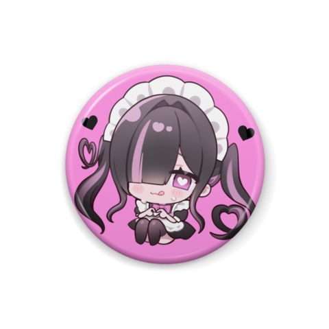 【生誕祭2026🎂】激きゃわ💓ぷちメイドちゆう缶バッジ