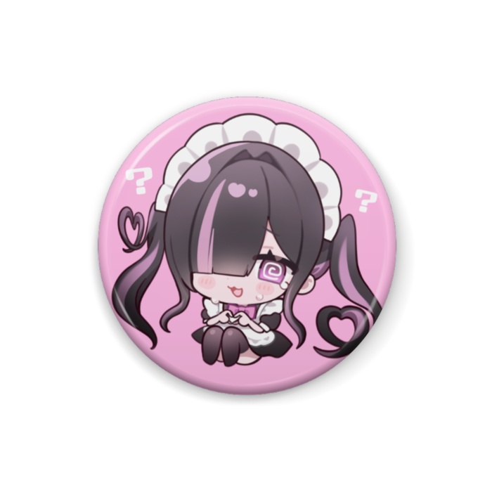 【生誕祭2026🎂】激きゃわ💓ぷちメイドちゆう缶バッジ