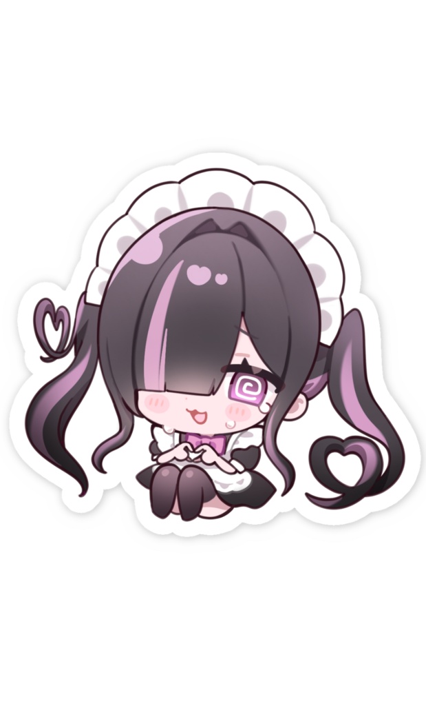 【生誕祭2026🎂】君のスマホに監禁して⛓️💖メイドちゆうスマホステッカー📱