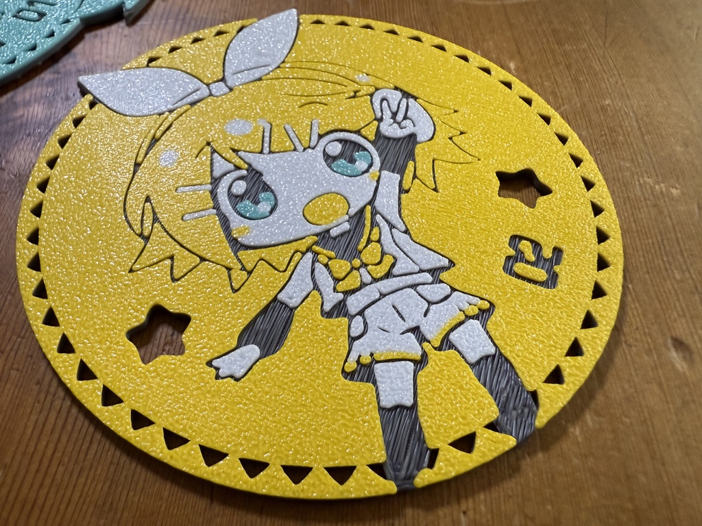 3Dプリンターシリーズ 初音ミク、鏡音リン、鏡音レン / 681 . 682 . 683