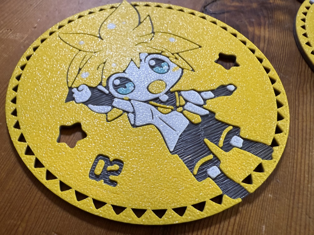 3Dプリンターシリーズ 初音ミク、鏡音リン、鏡音レン / 681 . 682 . 683