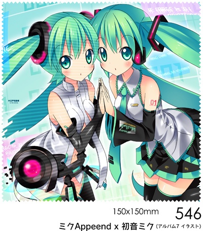 GUMI,初音ミク,鏡音レンAppend,MEIKO V3,KAITO V3 のスマホ・レンズクリーナー(タオルイラスト移植版+α) / 674,675,676,677,678 /546,462