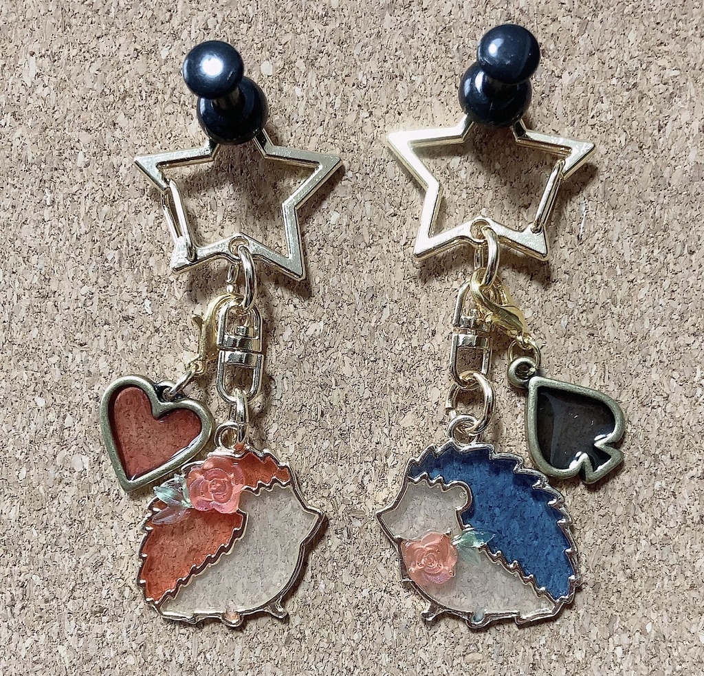 ハリネズミの夫婦チャーム