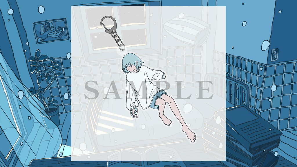 【Room】ゆらゆらアクリルキーホルダー