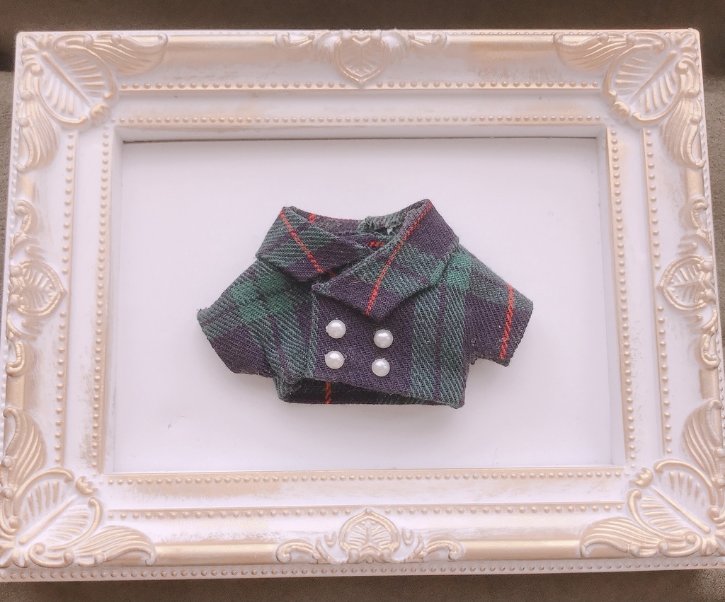 秋服　チェックコート　【再販6回目】