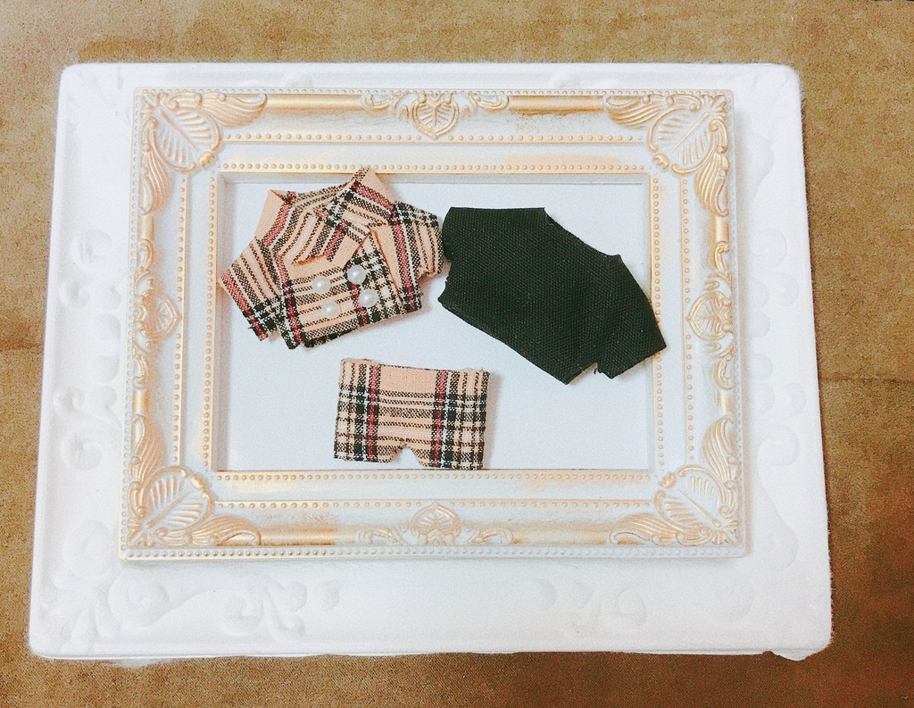 秋服 チェックコート3点セット 【再販2回目】