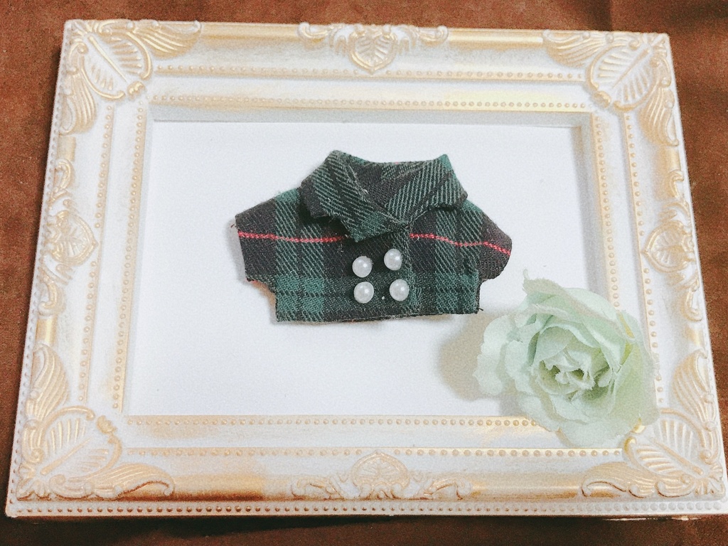 チェックコート3点セット