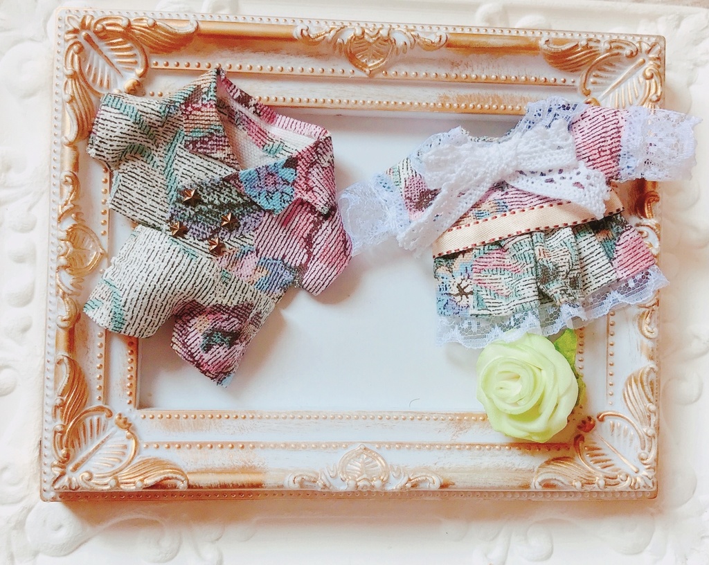 冬薔薇のスーツとワンピースセット