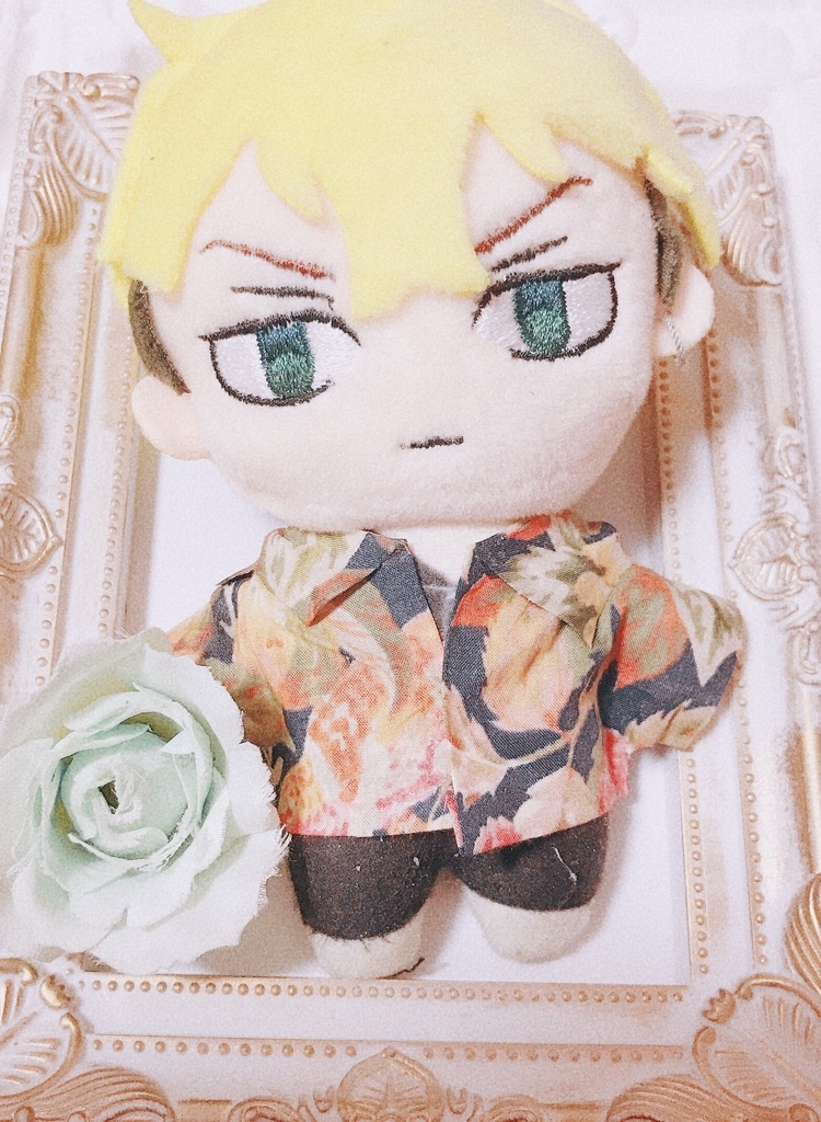 15cm ぬいちゃん用冬のバケーションワイハシャツ