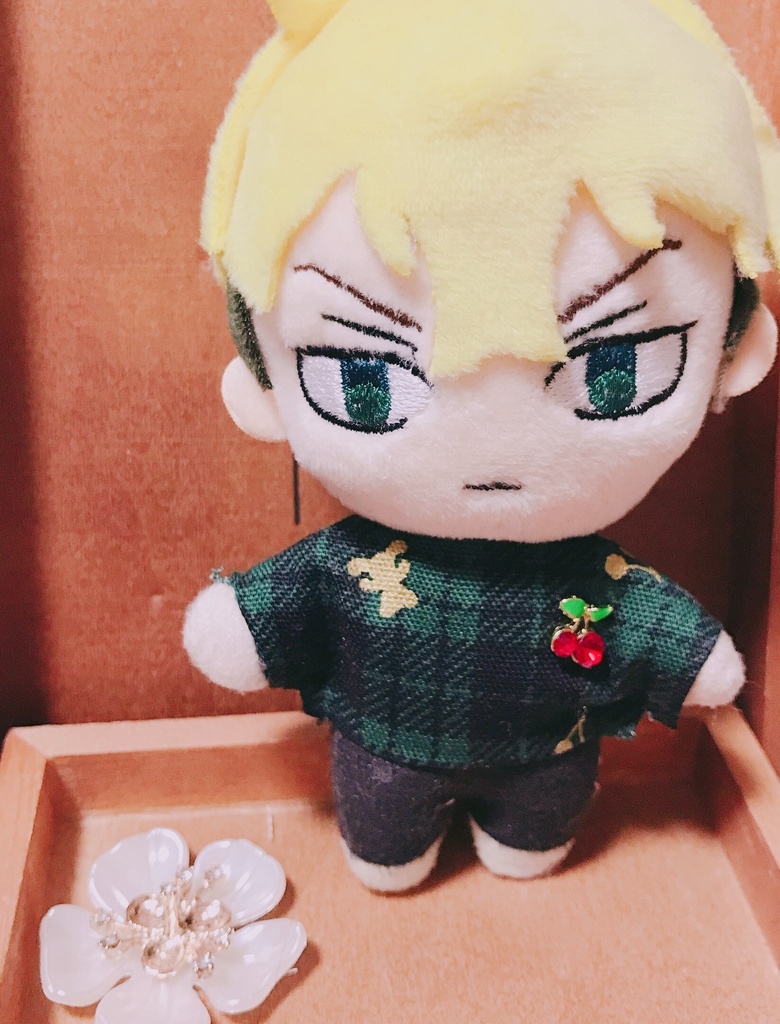 10、12cm用 グリーンチェリーシャツ