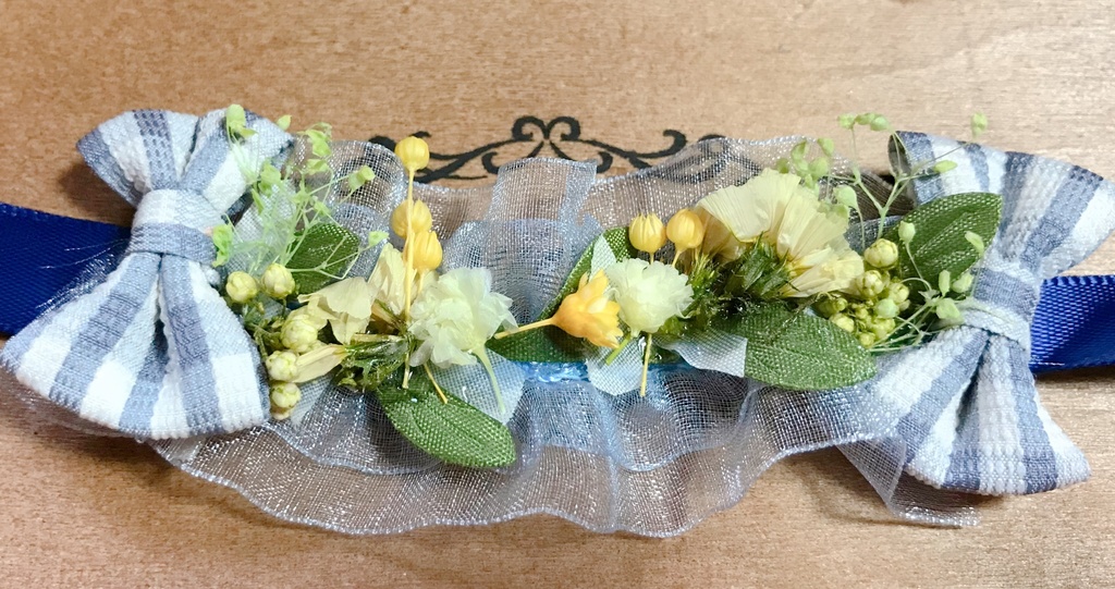 花飾りヘッドドレス（10、12cmぬい用）