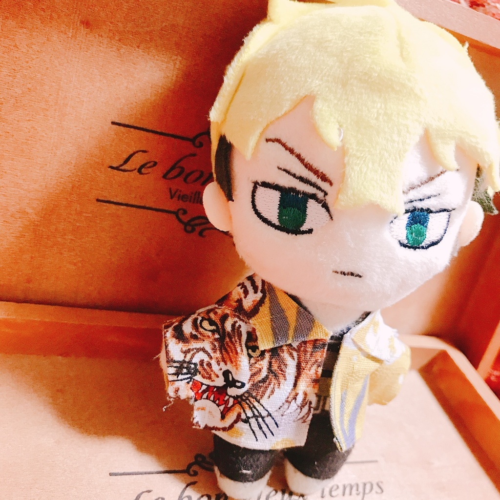 イエロータイガーシャツ(10、12cmぬいちゃん用)