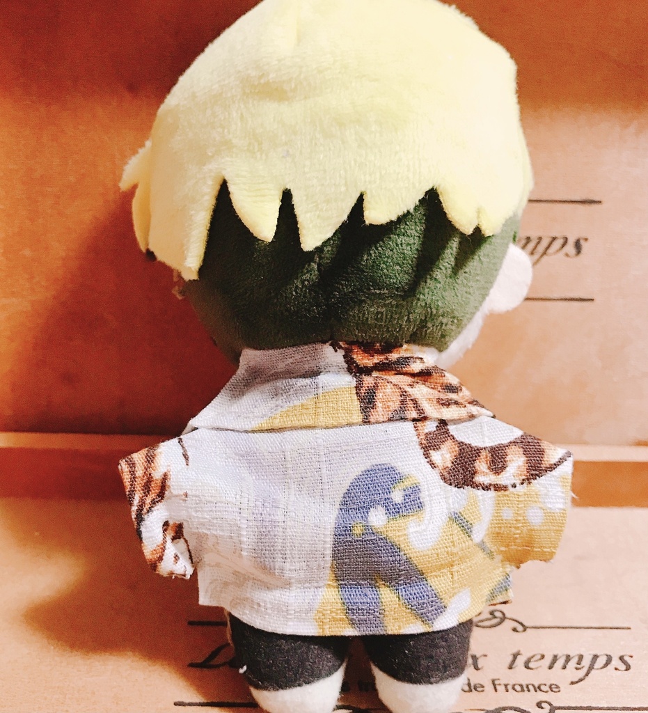 イエロータイガーシャツ(10、12cmぬいちゃん用)