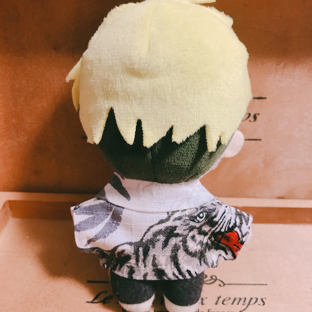 ホワイトタイガーシャツ(10、12cmぬいちゃん用)