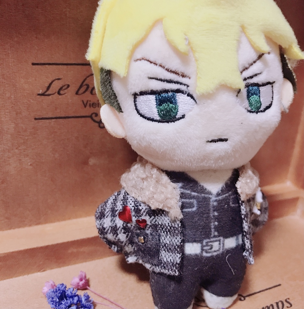 くまちゃんハートジャケット(10、12cmぬいちゃん向け)