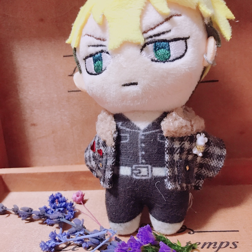 くまちゃんハートジャケット(10、12cmぬいちゃん向け)