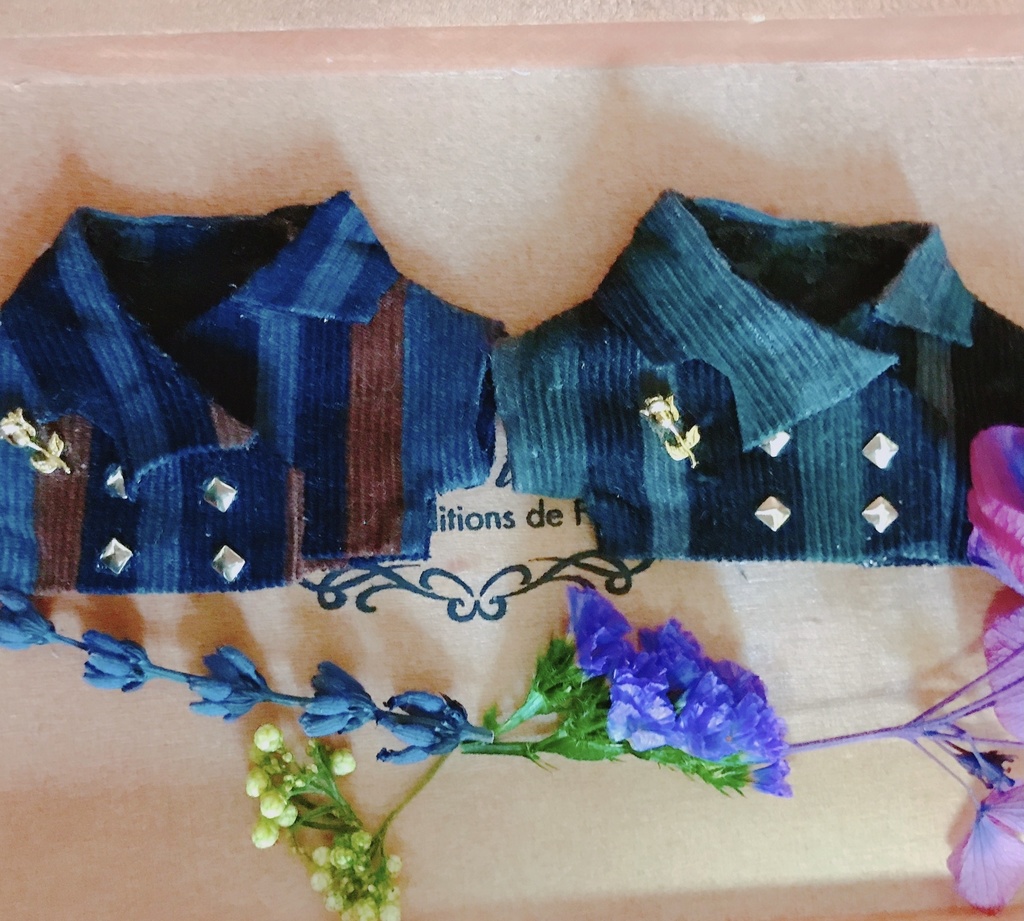 ストライプコート（10、12cmぬいちゃん用）