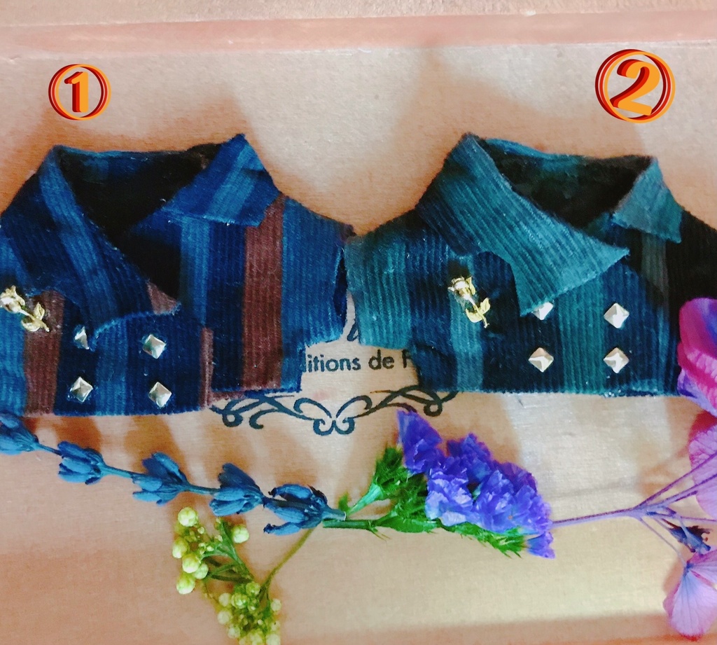 ストライプコート(10、12cmぬいちゃん用)