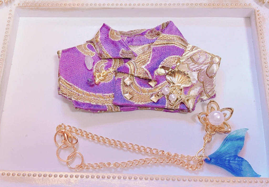 オーシャンジャケット アクセつき(10、12cmぬいちゃん用)