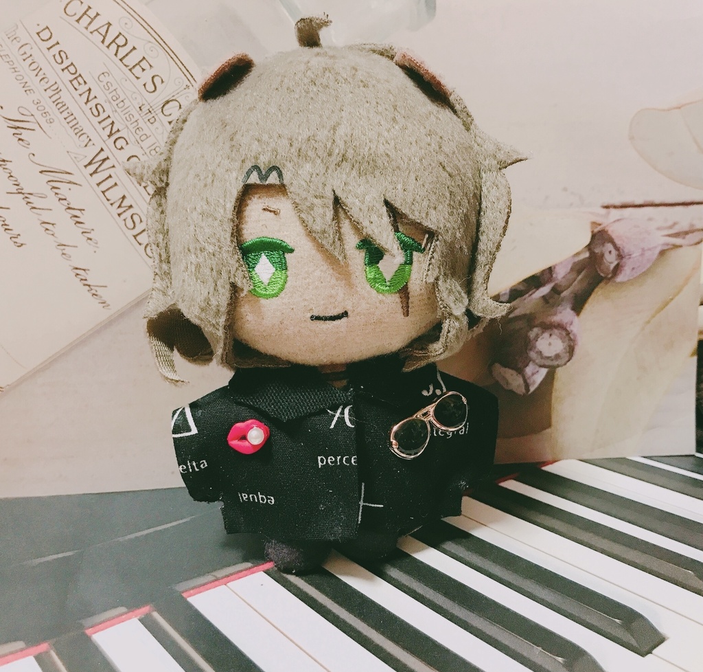 サングラスシャツ(10〜13cmぬいちゃん用)