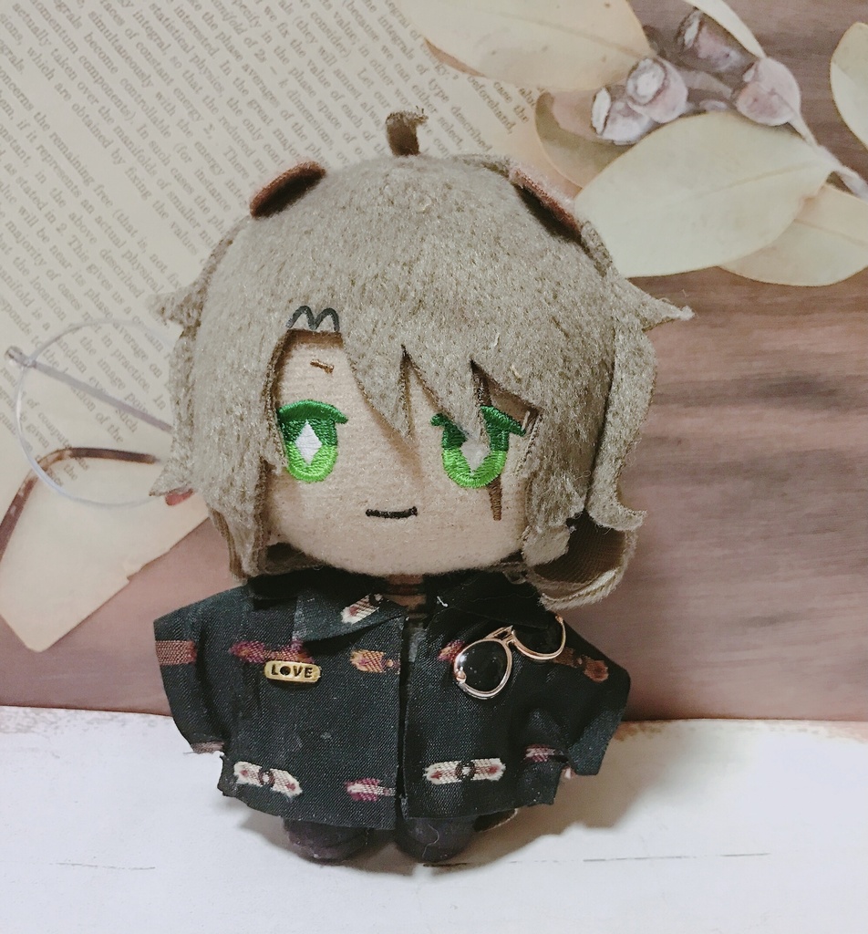 ラブサングラスシャツ(10〜12cmぬいちゃん用)