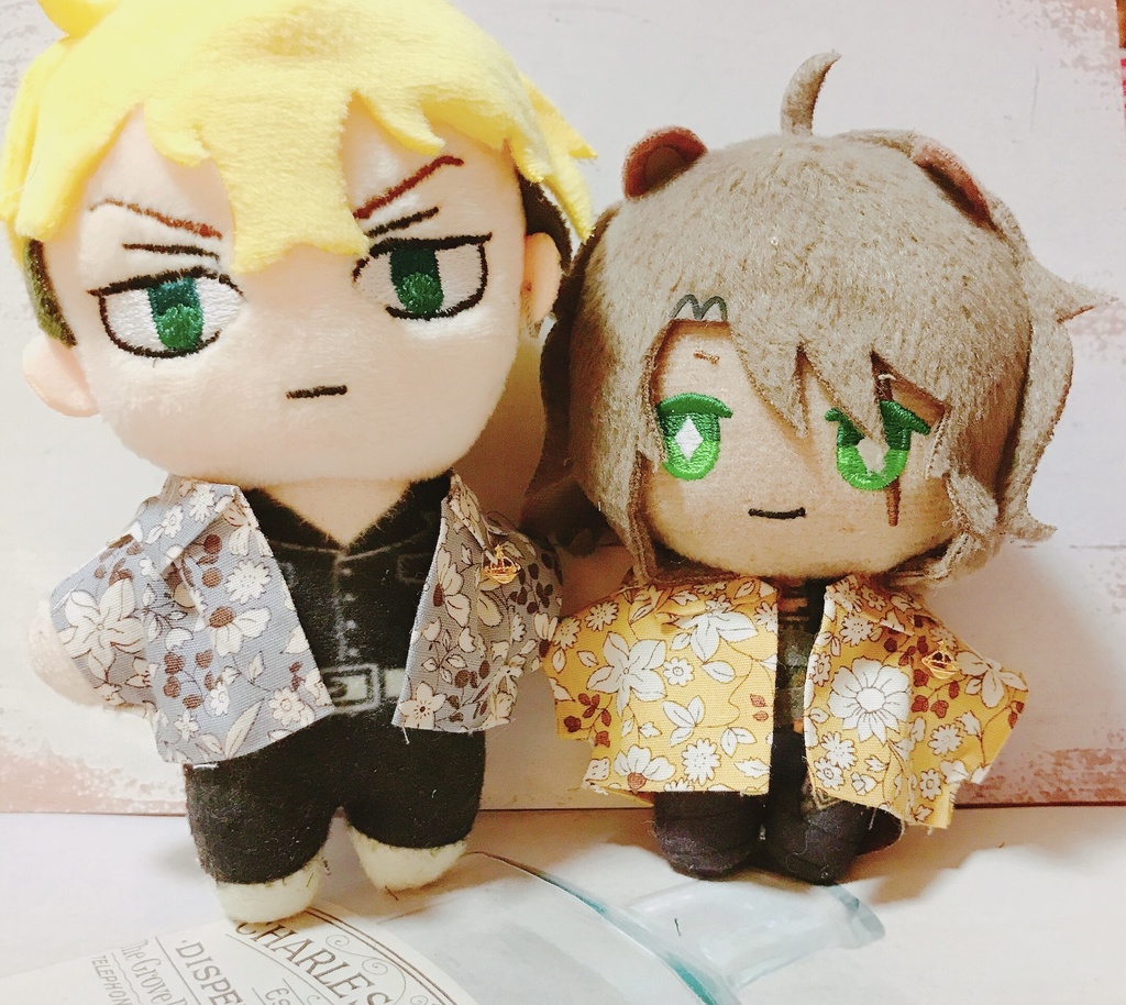 春シャツ、お花柄各種(10cm〜12cm用)