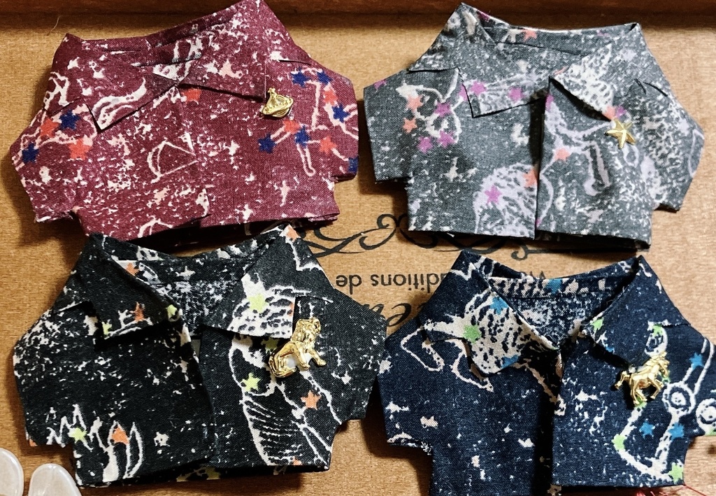 星座シャツモチーフ(10~12cm用)