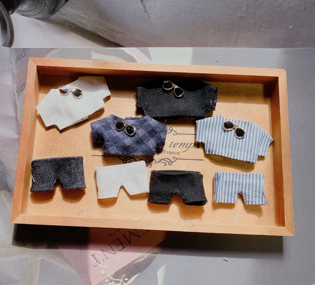 真夏のアロハシャツセット🍍🌺(10~12cmぬい)