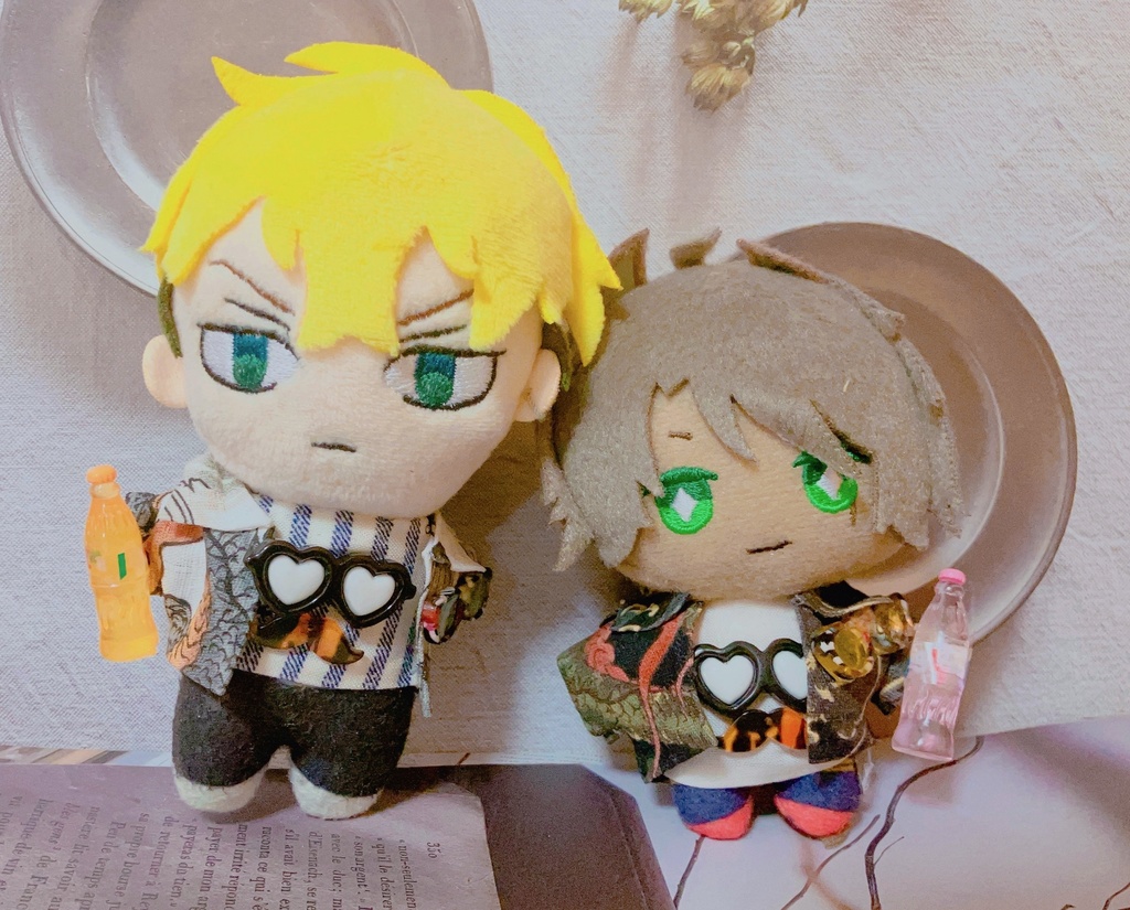 夏のおひげサングラスシャツ+小物