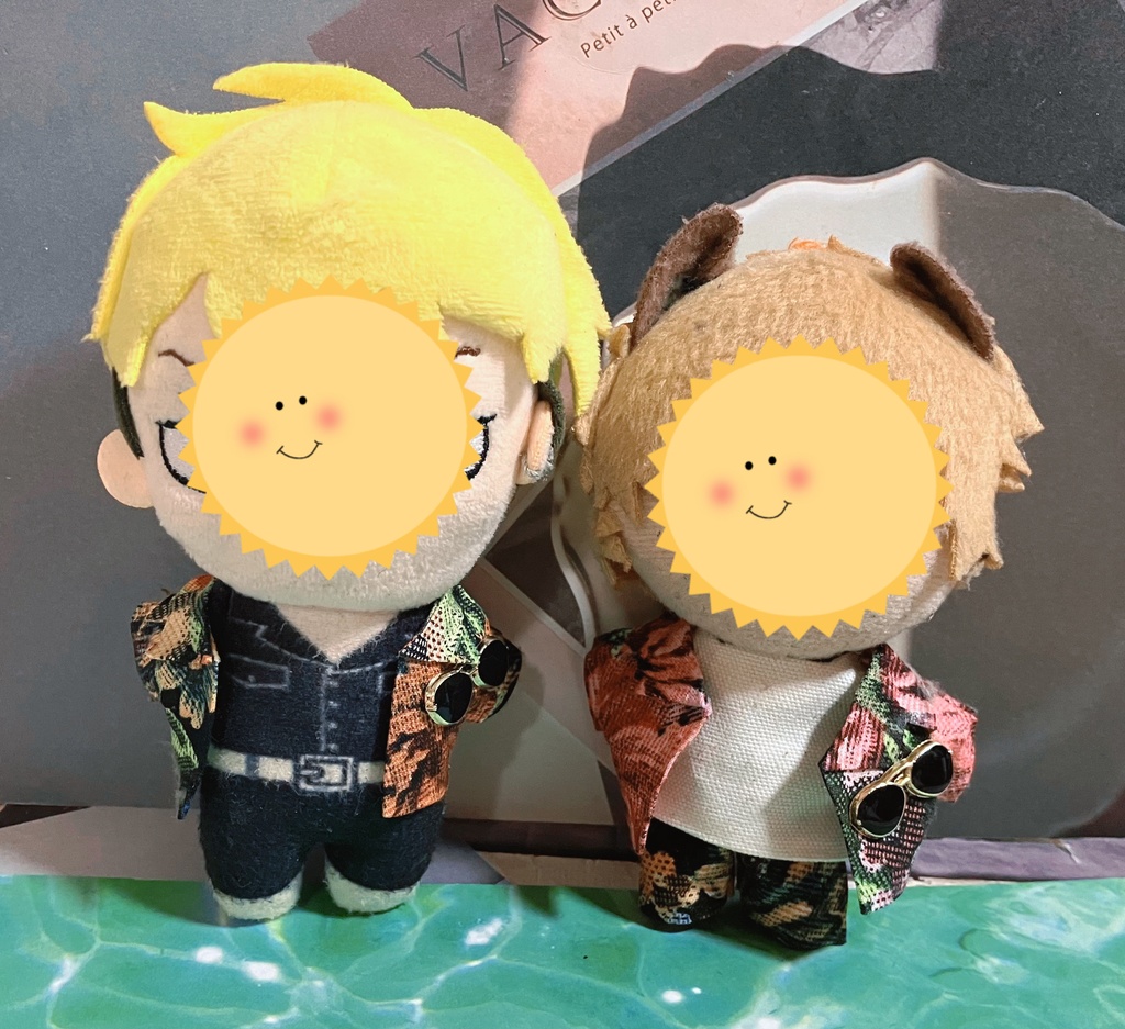 真夏の夜、ジャケット(約10cm~12cm)