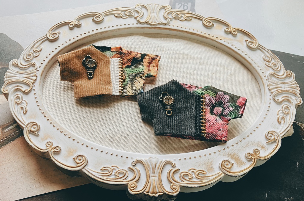 秋のコーデュロイジャケット(約10~12cm)