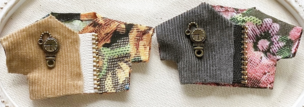 秋のコーデュロイジャケット(約10~12cm)