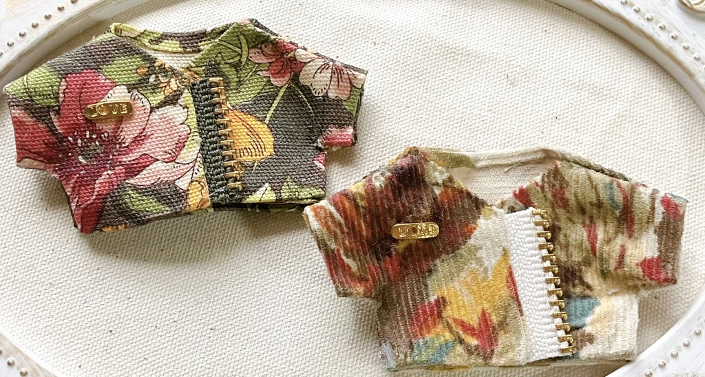 秋の花々ジャケットⅠ(10~12cm用)