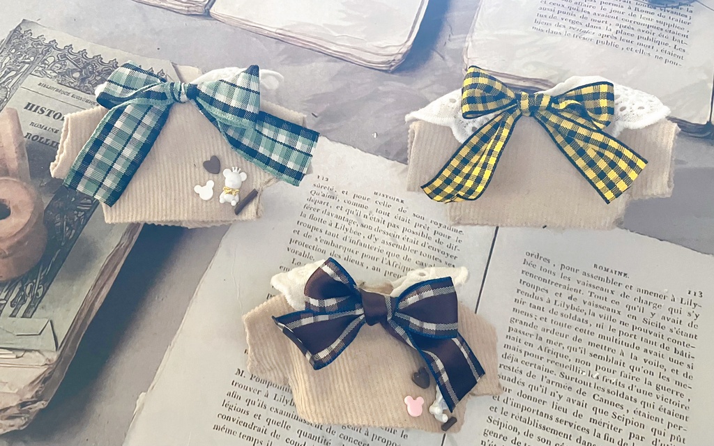 チェックシャツ(約10~12cm)