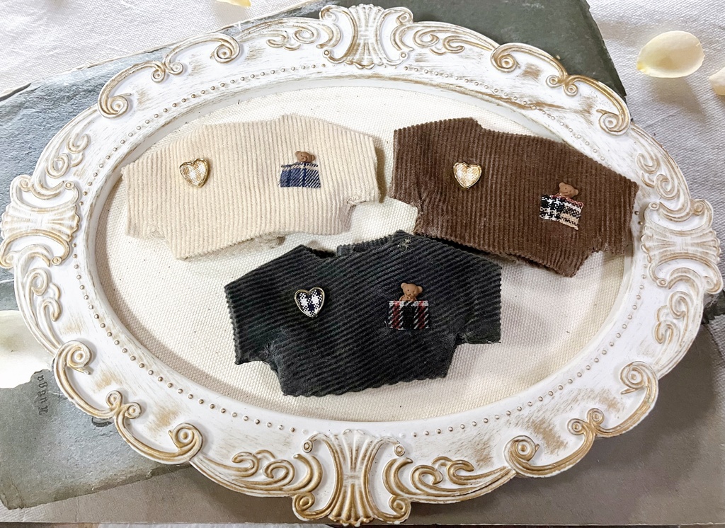 コーデュロイシャツ(約10~12cm)