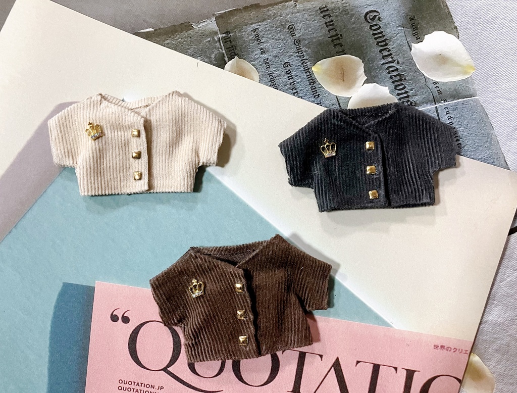 コーデュロイジャケット(約10~12cm用)