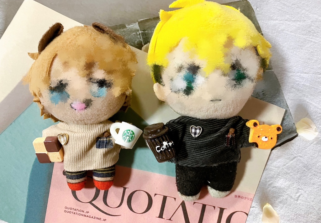 ぬい用小物。午後3時の小物(約10~12cm用)