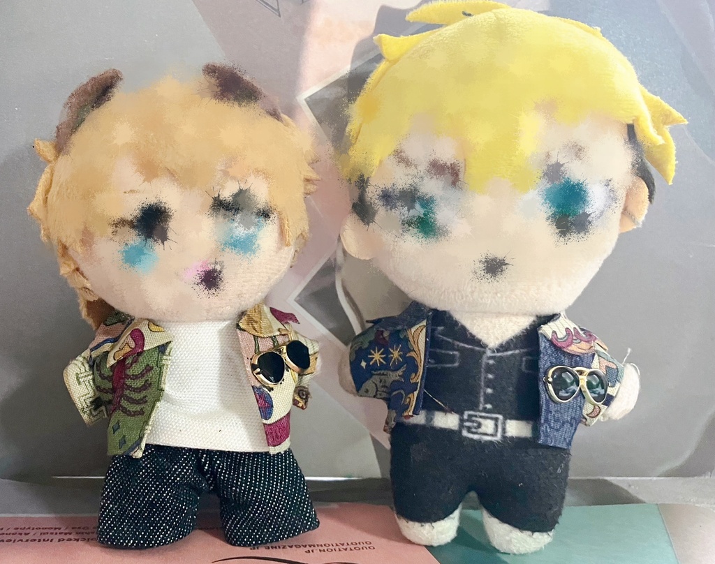 サマーサングラスシャツ(ぬい用約10〜12cm)