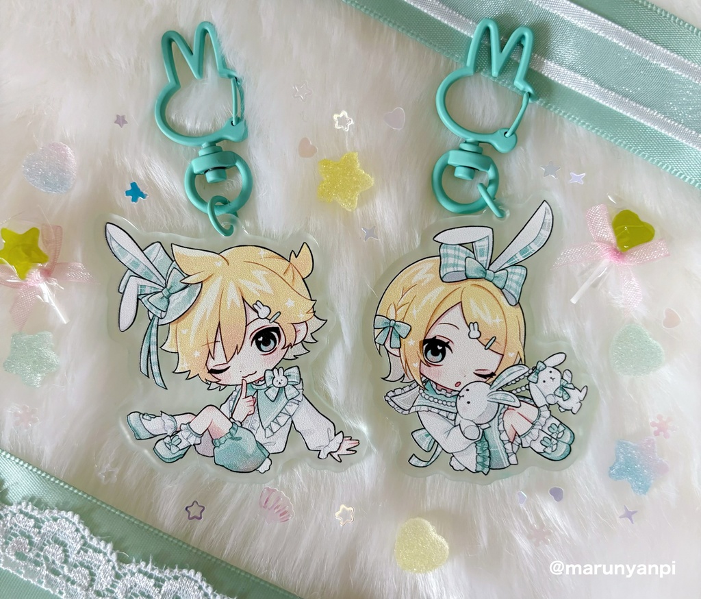 🤍🐰Bunny Doll🐰🤍 アクリルキーホルダー