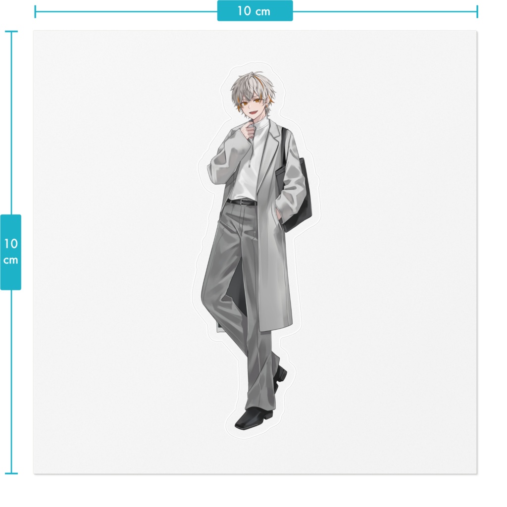 【高宮煌と冬デート】クリアステッカー