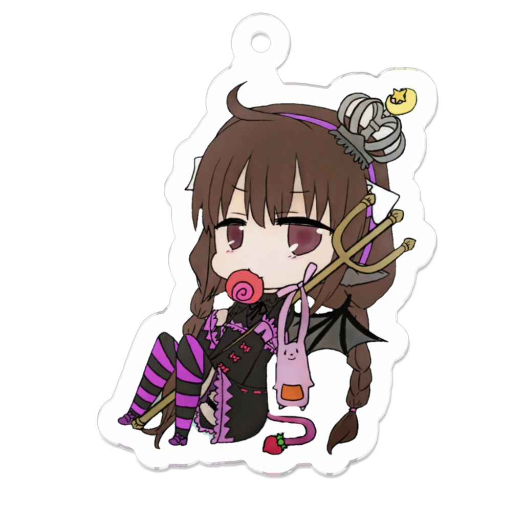 小悪魔のHIJIRIちゃんキーホルダー